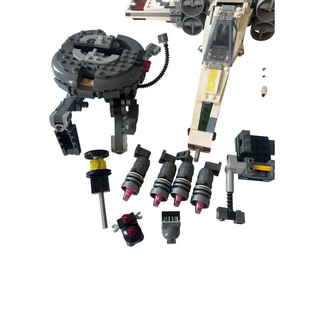 Lot of LEGO Star Wars Ships Incomplete A-Wing/Starfighter/Spider Tank AS IS